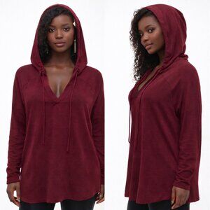 Burgundy Hoodie Tunic
